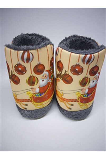 Settimo Somon Renk Noel Baba Baskılı Panduf