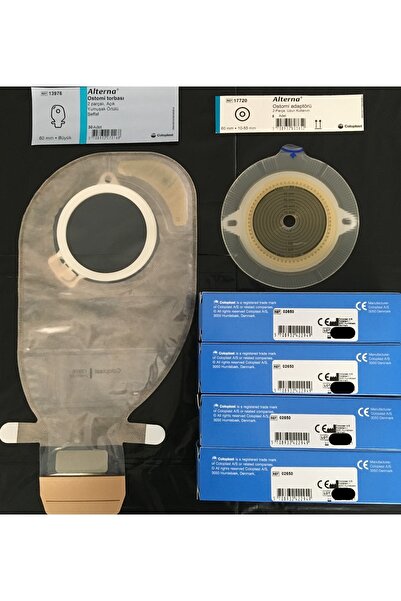 Coloplast Ostomi Torbası Şeffaf-60 Mm-30 Adet/ostomi Adaptörü Şeffaf -10 Adet...