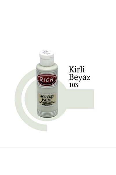 Rich Rıch Akrilik Boya 103 Kirli Beyaz 120 Cc