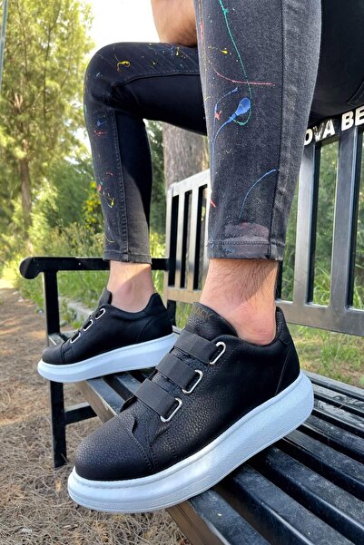 Rainon Store Black Elastic Comfortable Sole Men's Sneaker