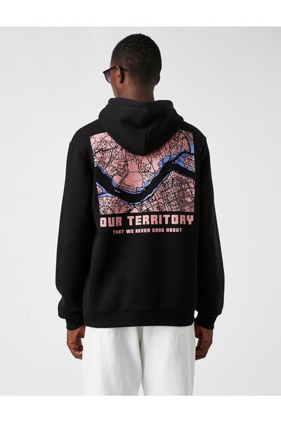 Koton Baskılı Oversize Sweatshirt