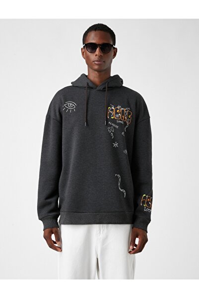 Koton Oversize Printed Sweatshirt