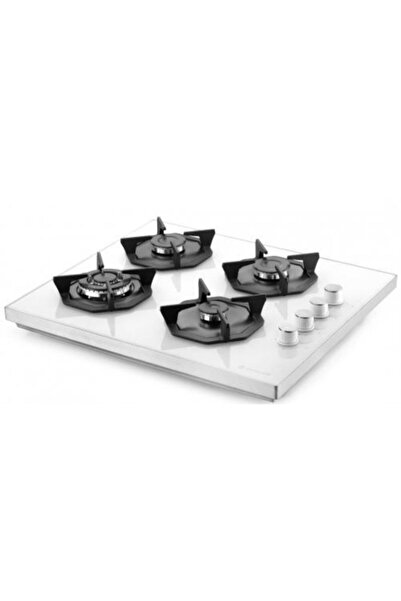 Eminçelik Ec-sü 1240 Sw Wg60 Sng Beyaz Setüstü Tezgahüstü Cam Ocak Woklu Dökü...