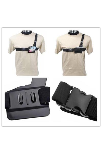 Gplus Eken Sjcam Aksiyon Kamera Tek Kol Göğüs Omuz Aparatı Gp85