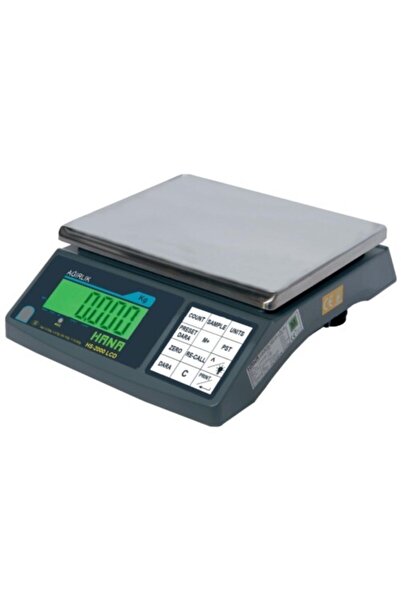 Hana Hs-2000 30 Kg Onaylı Mühürlü Elektronik Sayım Tartım Terazisi
