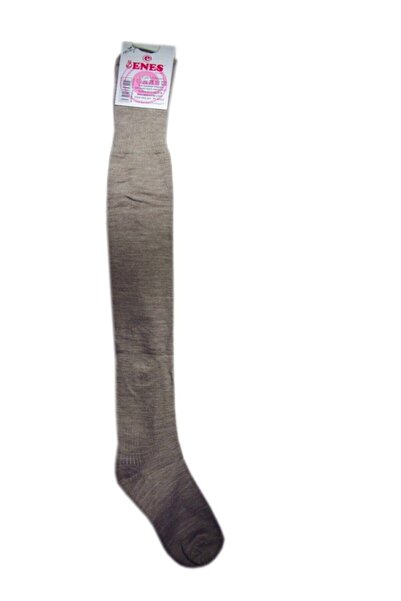 salarticaret 3 Çift Diz Üstü Çorap Kışlık Kırçıllı Yünlü Ve Akrilik