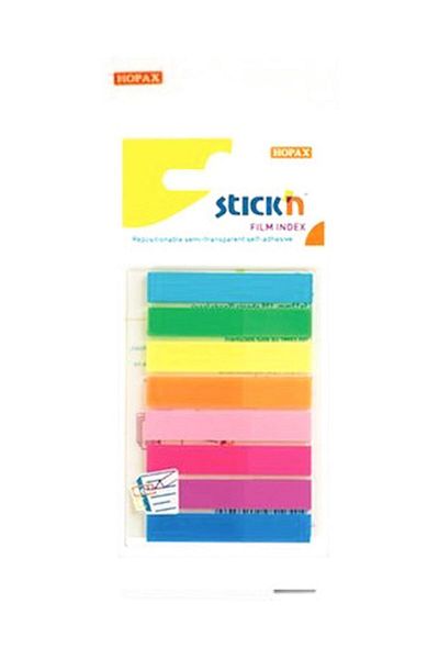 Gıpta Adhesive Film Bookmark Neon 8 Colors 45x8 21401