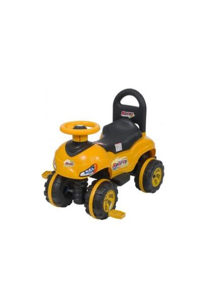 Enhoştoys Pedallı Direksiyonlu Araba Sarı