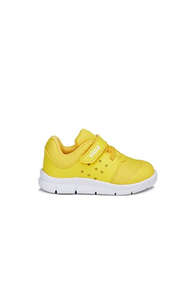 Vicco Mario Unisex Kids Yellow Sports Shoes