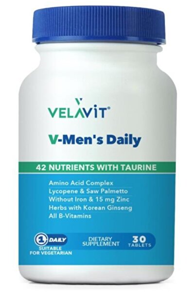 Velavit V-men's Daily 42 Nutrients With Taurine 30 Tablet