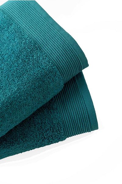Upline Massimo Sea Blue 2-Piece Hand and Face Towels (50x100)