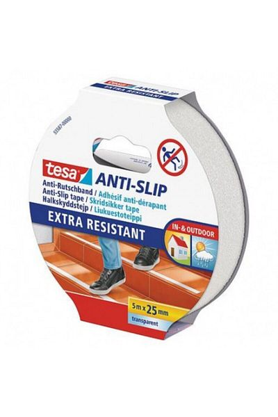 Tesa Stair Anti-Slip Tape Transparent 5 Meters X 25 Mm 55587-00011