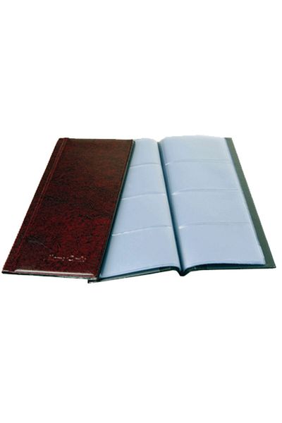 Liz Biala Business Card Album Narrow 4 Pieces * 10 Sheets (80 Pieces) (12.5*24.5 Cm)