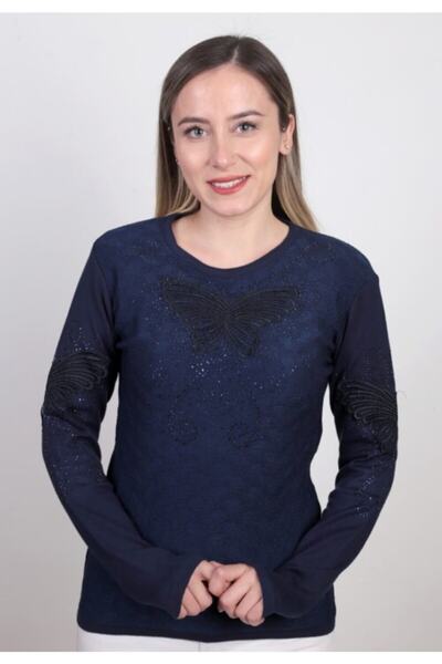 Bilgiçler Bayan Kazak Lacivert