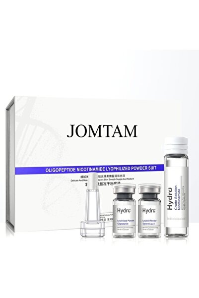 JOMTAM 44 Parça Profesyonel Liyofilize Oligopeptid Toz Ampul ve Nicotinamide Serum Seti
