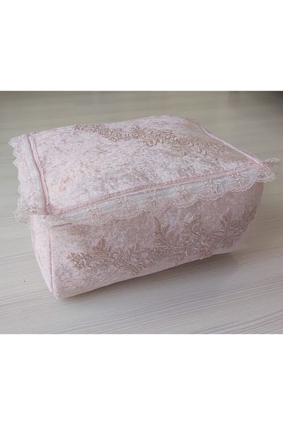 Lamazihome Bohça Engagement Hurcu Dowry Box مخمل سرج باودر عرض 45 سم