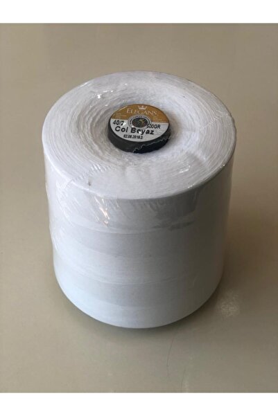 ELEGANS 500 gr. 17.500 Mt 120 Numara Polyester Dikiş Ipliği Beyaz