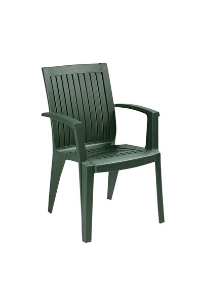 Papatya Alize Plastik Koltuk Bahçe Balkon Otel Kafe Restoran Yeşil