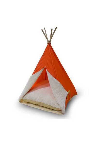 Bedspet Cat And Small Dog Tent Large Orange