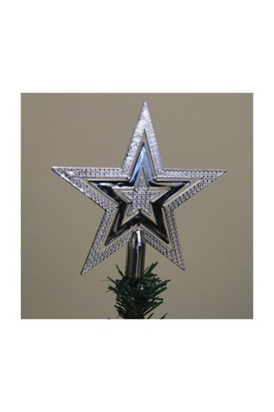 Happyland نجمة رأس السنة الجديدة حجم صغير فضي 9 سم