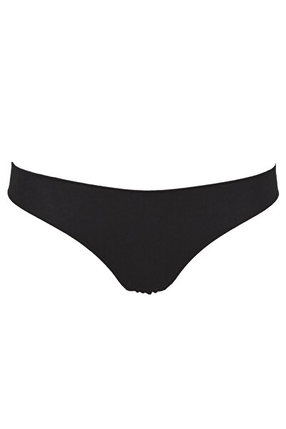 Malabadi 186 Model Black Women's Low Waist String - Pack of 3