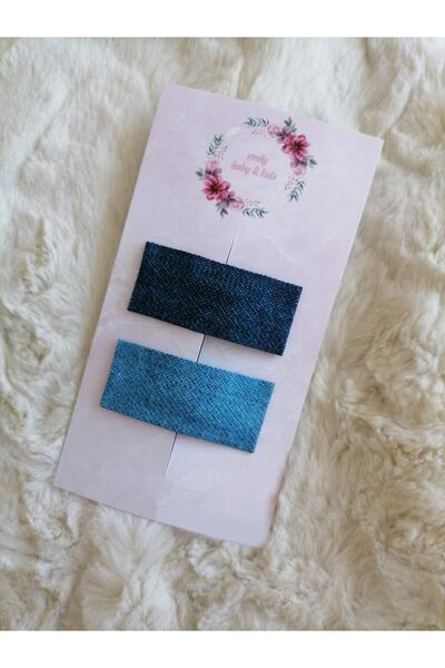 emilybabykids Denim Snapclips Bebek Ve Çocuk Çıtçıt Toka