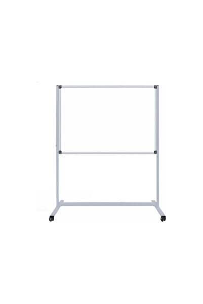 ABC 90x120 Mobil Tek Taraflı Tekerlekli Brifing Yazı Tahtası