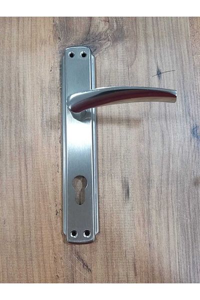 ARON Brawo Mirrored Nickel Satin Yale - Sentence Exterior Door Handle