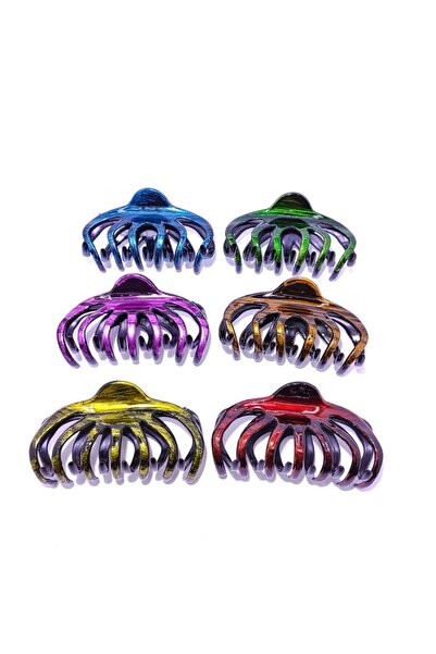 platin hediyelik Cataramă pentru femei, colorată, 6 bucăți, de dimensiuni mari