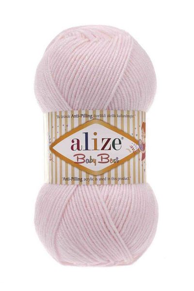 Alize Powder Pink Baby Best Hand Knitted - Thread 184