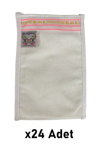 Kelebek Kese White King Pouch Super Thick Very Hard Bath Bath Pouch 24 Pieces