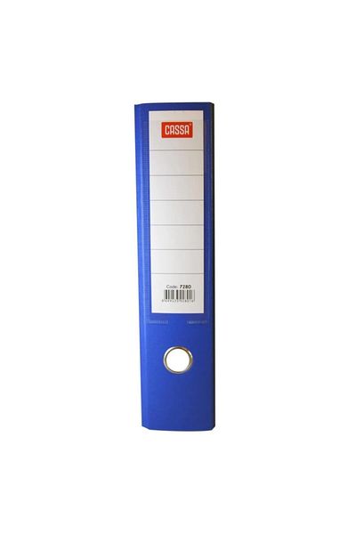 Cassa Plastic Folder Wide A4 Blue Color 5 Pieces 0136