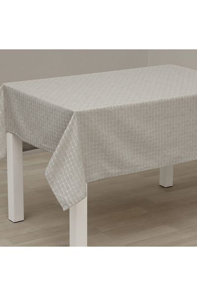 eno concept Linen Look Beige Table Cloth