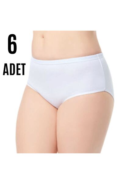 Tutku Жіночий 6-пакет бавовняних трусиків білого кольору 922