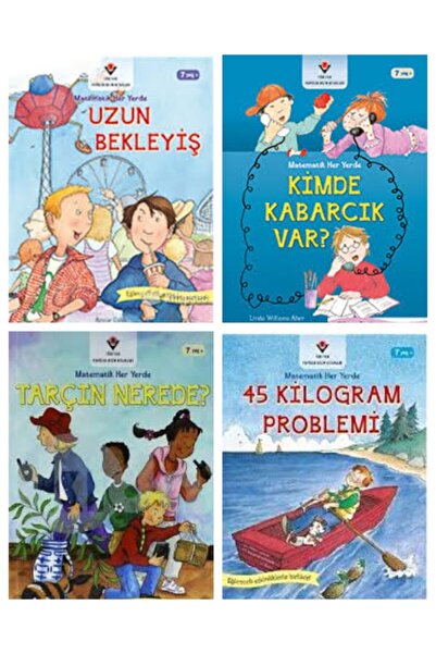 Tübitak Yayınları Tübitak Matematik Her Yerde 4 Kitap Set (7+ Yaş))