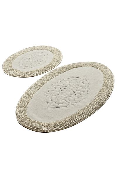 FH Home Cotton Pasta Oval 2-Piece Toilet Set