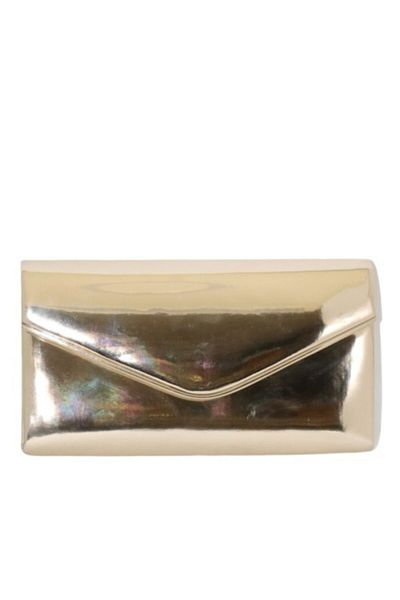 weem bag Βραδινό φόρεμα τσάντα καθρέφτη Light Gold