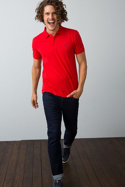 U.S. Polo Assn. Men's Polo Neck T-shirt G081gl011.000.591733