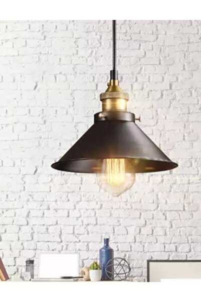 RİOLİGHT Retro Tekli Metal Sarkıt Avize Çap: 28cm Not: 1 Adet Fiyatıdır.