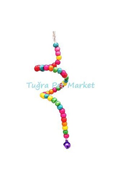 TUĞRA PET MARKET Tuğra Pet Market Muhabbet Kuşu Oyuncağı Ve Salıncağı (4 LÜ SET) Oyuncak Seti