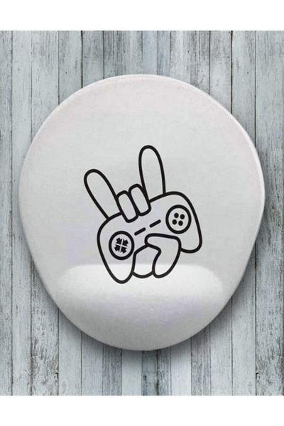 Onartem Oval Game Mouse Pad with Wrist Support
