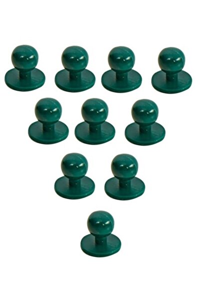 ADALILAR İŞ ELBİSELERİ Jachetă de bucătar cu nasturi (10 bucăți, verde)