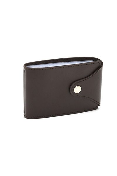 2K Credit Card Holder Brown 10 Sheets Horizontal 7x10,5 Cm