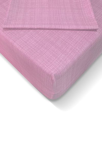 Alla Turca Ranforce 100x200 Cm Elastic Sheet Set - Pink