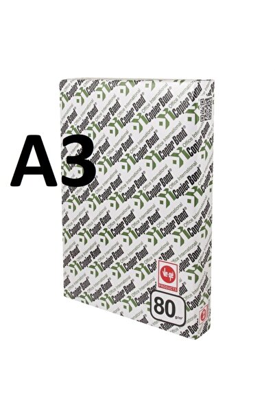 Copier bond Ve-ge A3 Fotokopi Kağıdı Copier Bond 500 Lü 80 gram Beyaz (5 Paket)