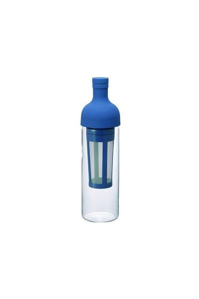 Hario Filter-in (cold Brew) Coffee Bottle - Cold Coffee Brewing Bottle with Filter (blue)
