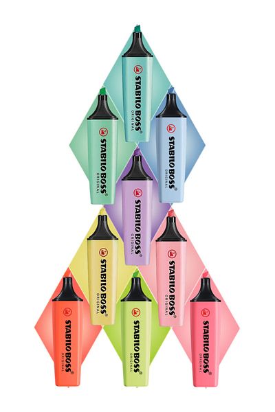Stabilo New Set of 9 with Pastel Colors Version 5