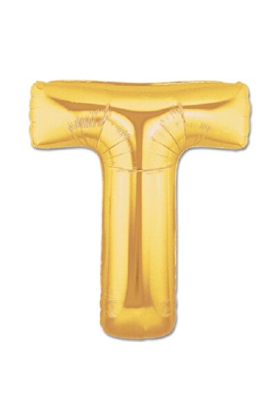 PARTİSERÜVENİ رقائق بالون حرف ذهبي - 34 بوصة 76 سم