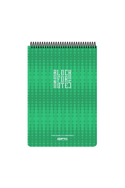 Gıpta Memo Pad Spiral PP Cover A-5 100 Sheets Striped 3-2932000-2181