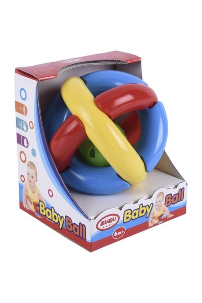 Zuzu Toys Baby Ball Çıngıraklı Bebek Topu 3+ Ay
